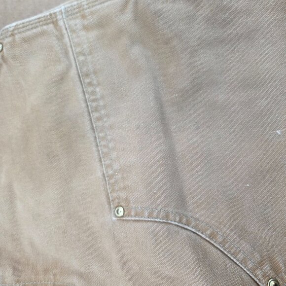 Vintage Carhartt Double Knee Pants USA Made B01 BRN Brown Faded Distressed 32x29 - Picture 9 of 14